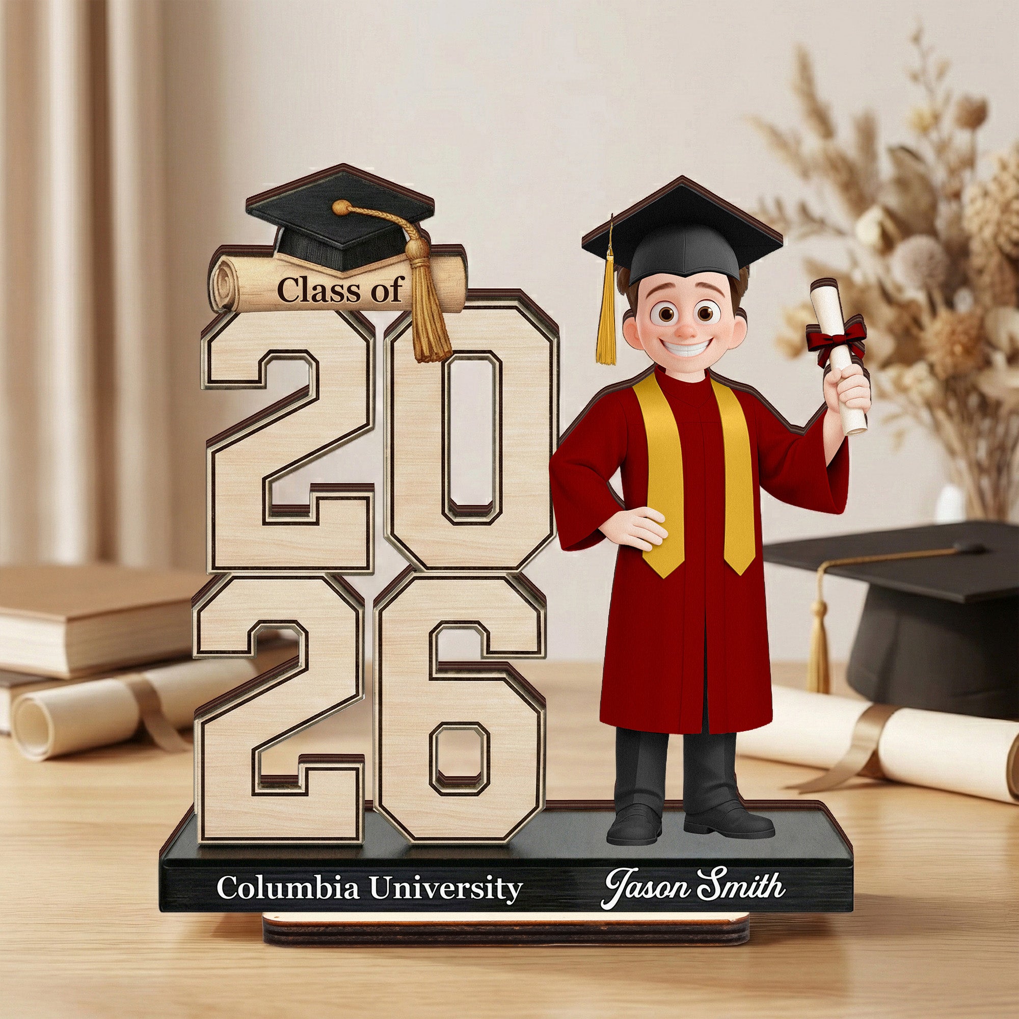 Graduation-Cute-Cartoon-Personalized-Wooden-Plaque-1
