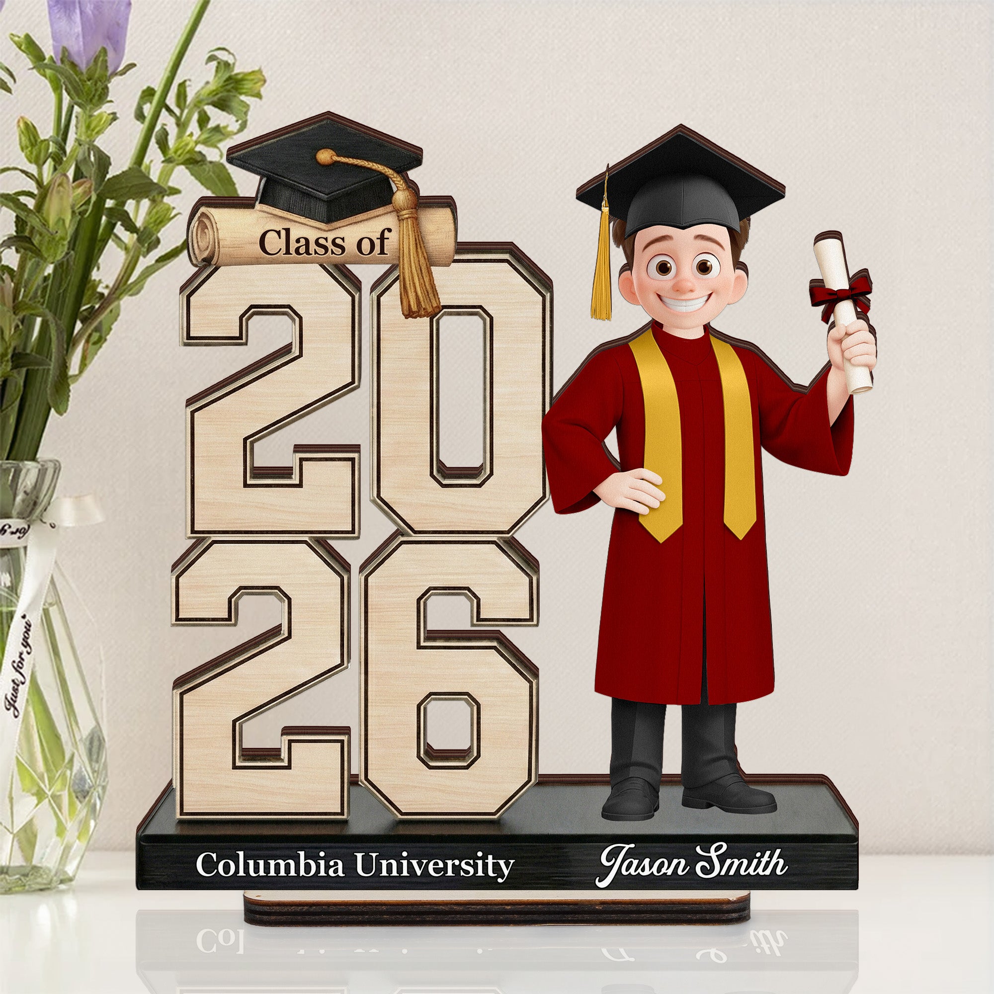 Graduation-Cute-Cartoon-Personalized-Wooden-Plaque-4