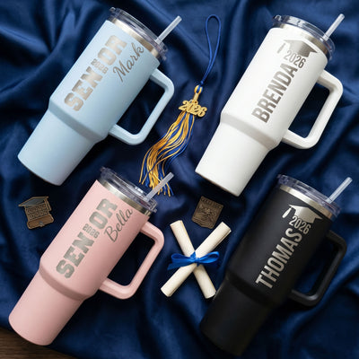 Graduation Gift Custom Name & Year - Personalized 40oz Tumbler