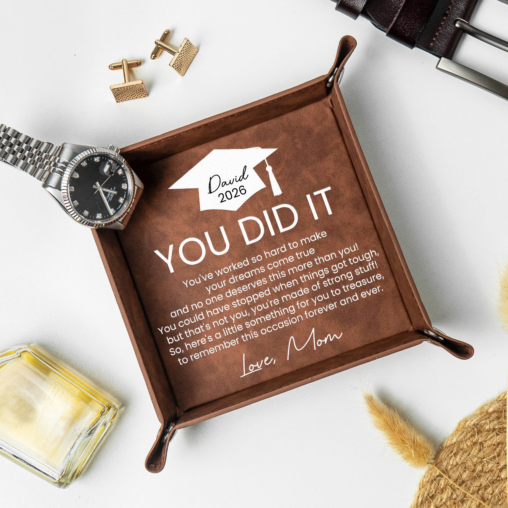 Graduation-Gifts-Message-For-Graduated-Son-Personalized-Valet-Tray-2