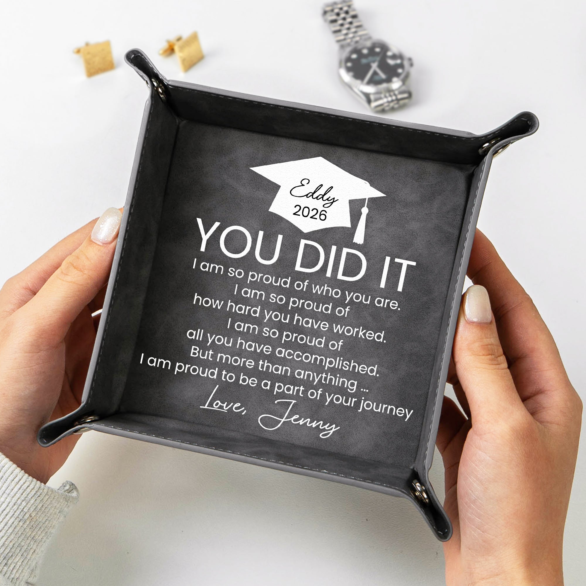 Graduation-Gifts-Message-For-Graduated-Son-Personalized-Valet-Tray-3