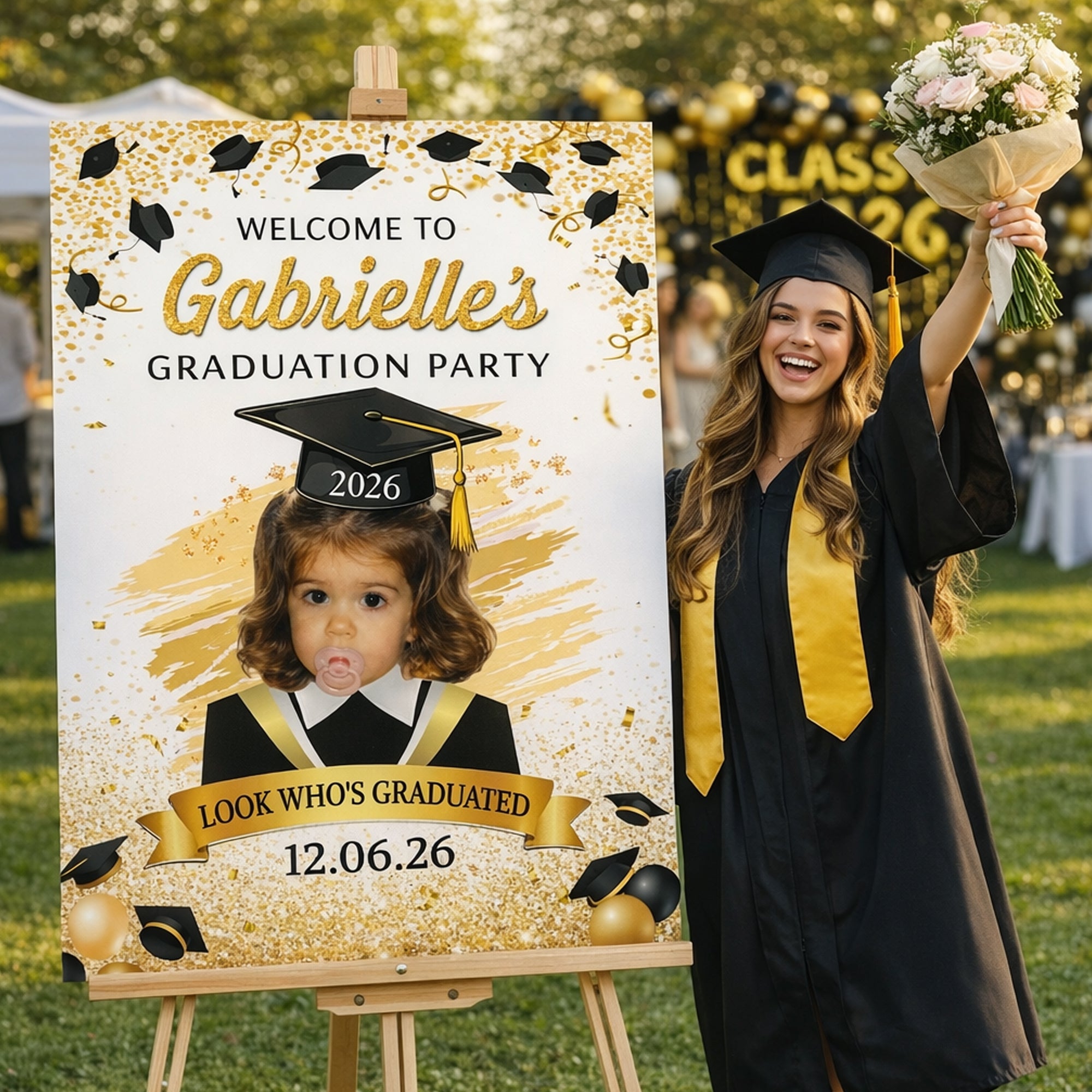 Graduation-Party-Sign-With-Childhood-Photo-Vintage-Childhood-Decor-Themed-Personalized-Poster-1