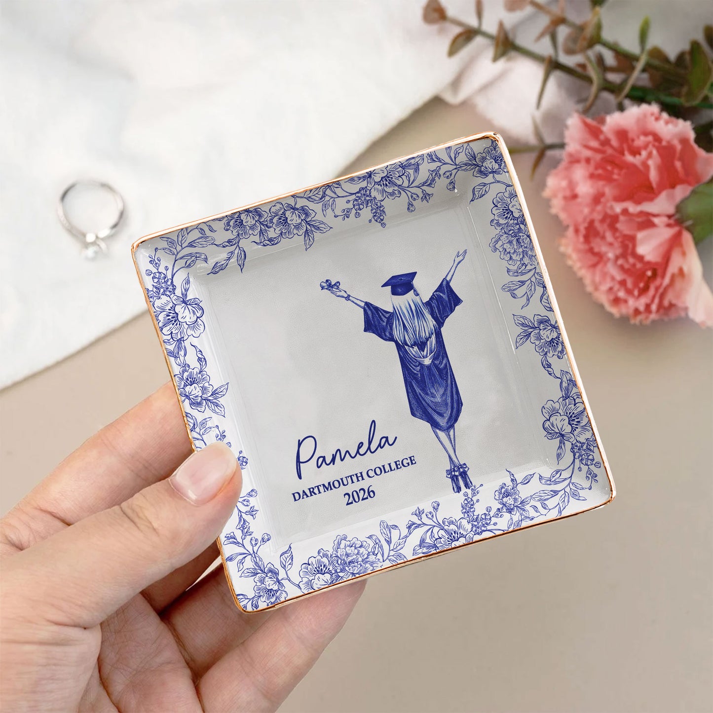 Graduation-Toile-De-Jouy-Personalized-Jewelry-Dish-3