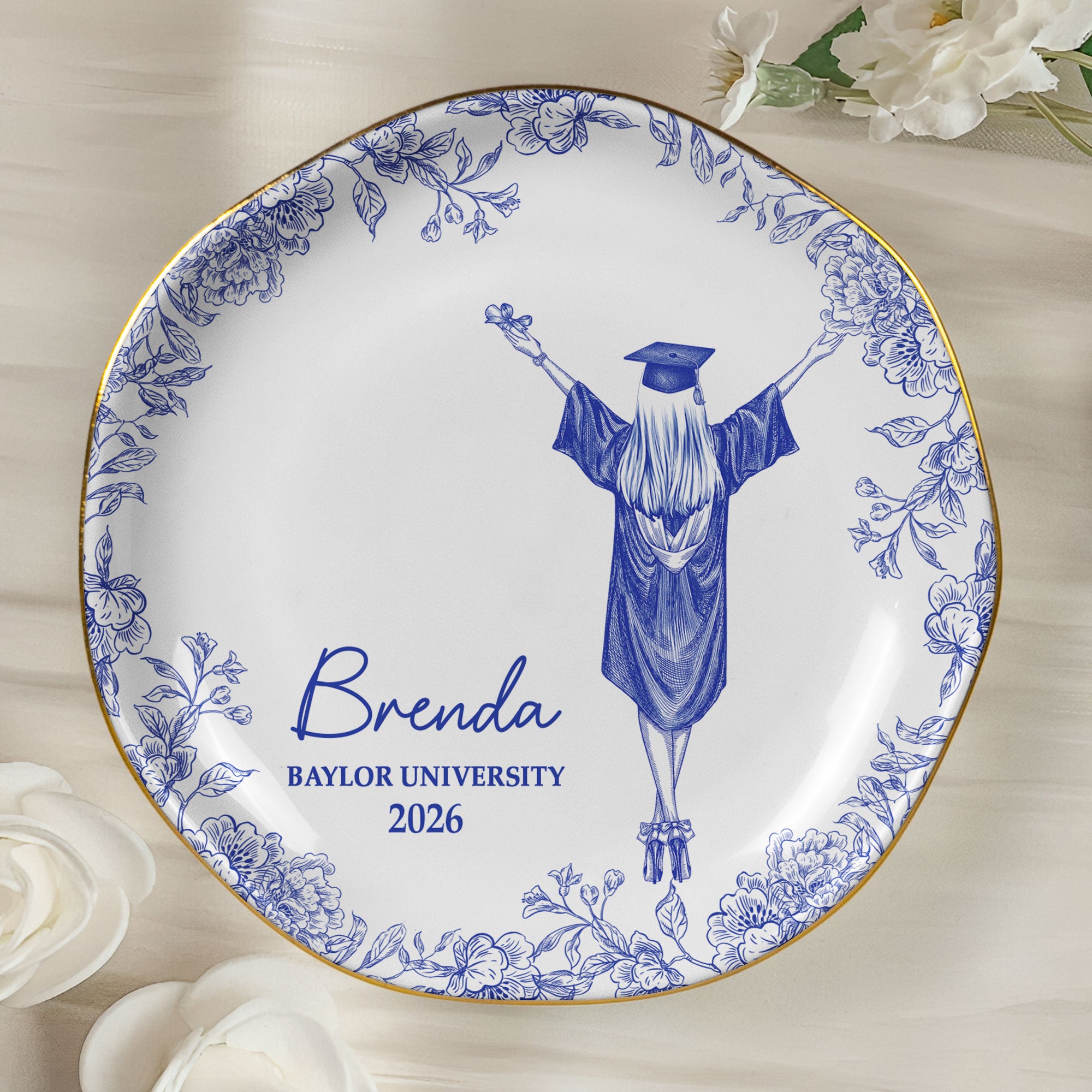 Graduation-Toile-De-Jouy-Personalized-Jewelry-Dish-8