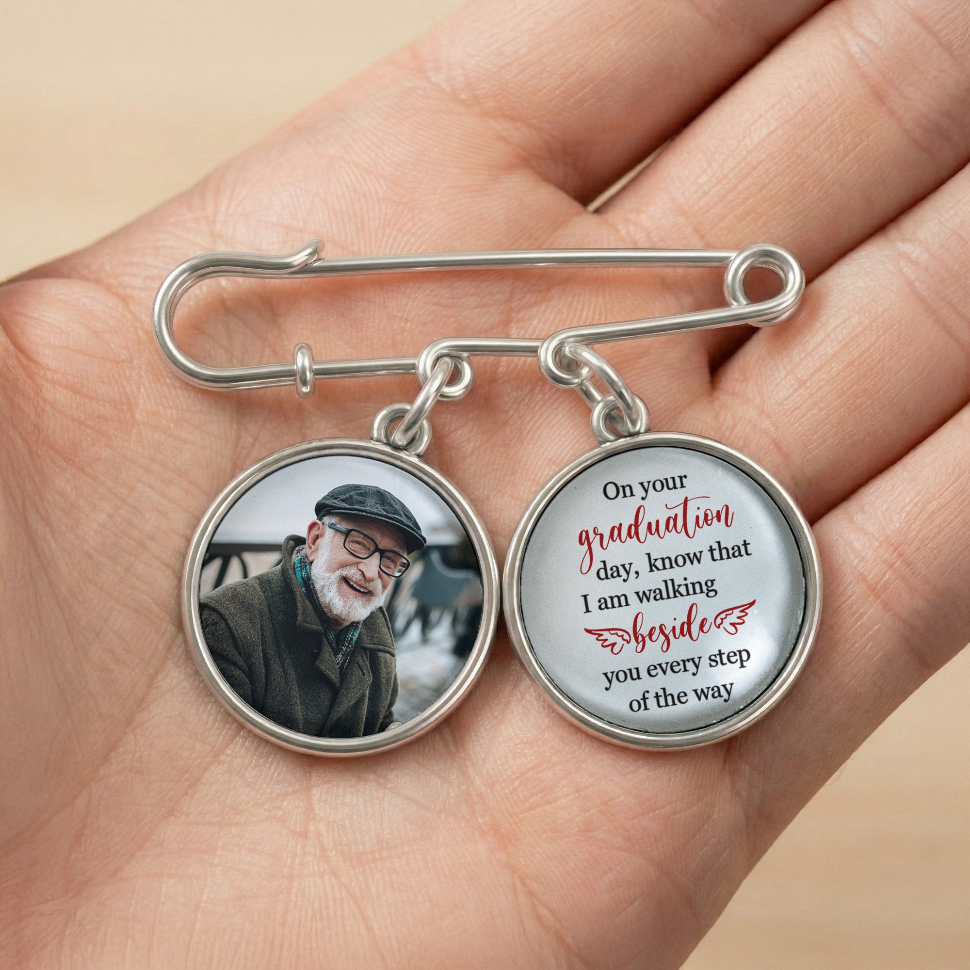 Graduation-Walking-Beside-You-Every-Step-Personalized-Lapel-Pin-With-Photo-Charms-3