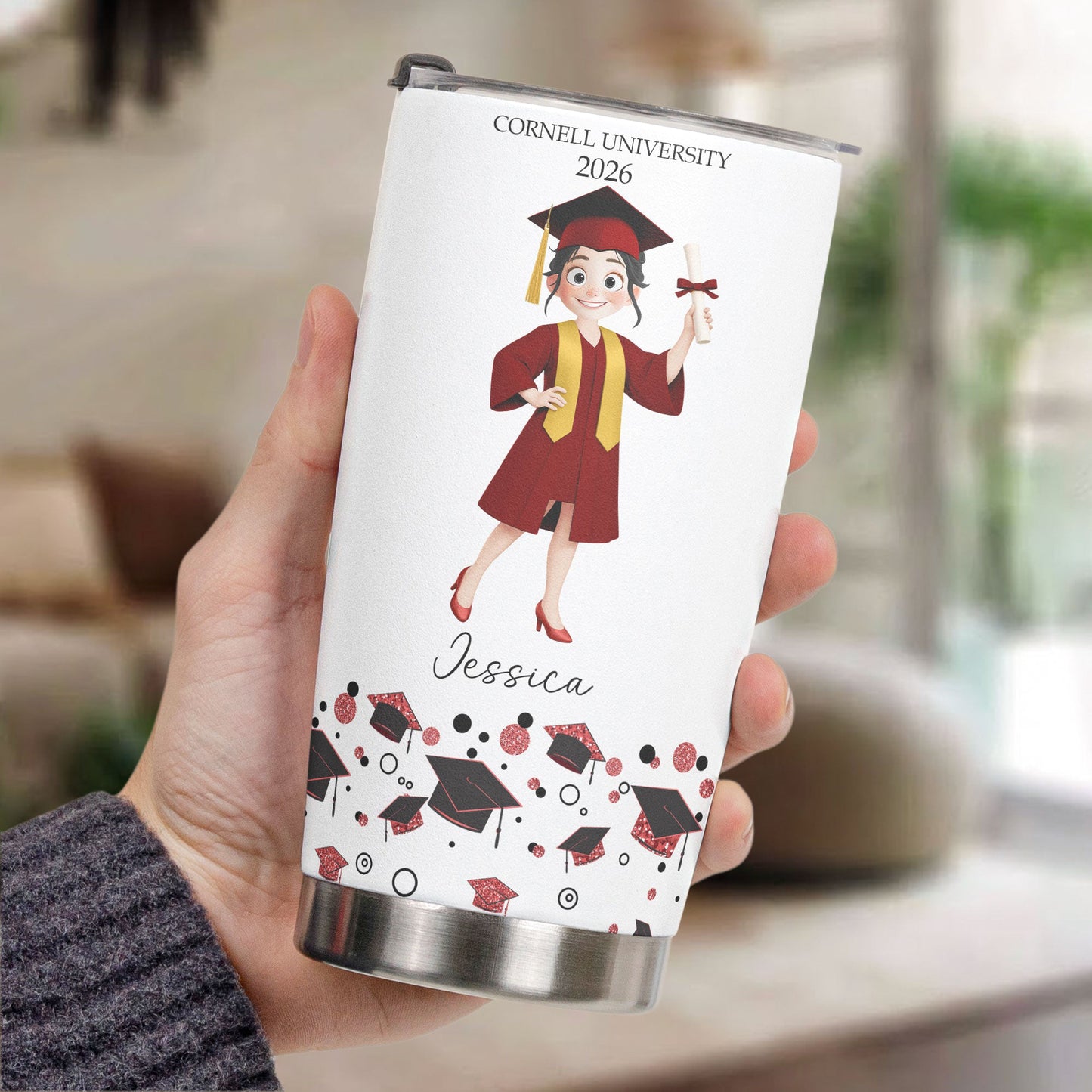 Graduation_You_Believed_You_Could_So_You_Did_Personalized_Tumbler_Cup_2