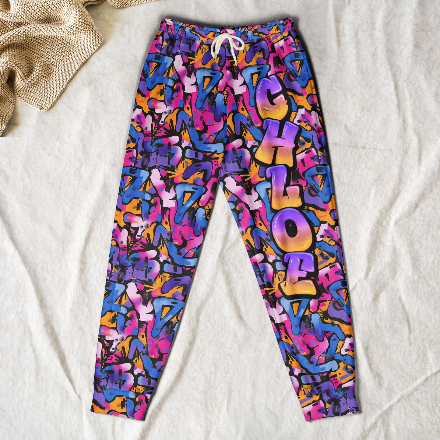 Graffiti Name Custom - Personalized Sweatpants, Lounge Pants With Pockets