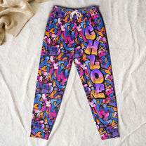 Graffiti Name Custom - Personalized Sweatpants, Lounge Pants With Pockets