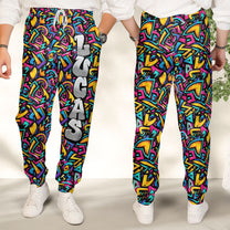 Graffiti Name Custom - Personalized Sweatpants, Lounge Pants With Pockets