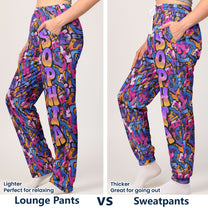 Graffiti Name Custom - Personalized Sweatpants, Lounge Pants With Pockets