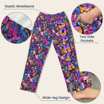 Graffiti Name Custom - Personalized Sweatpants, Lounge Pants With Pockets
