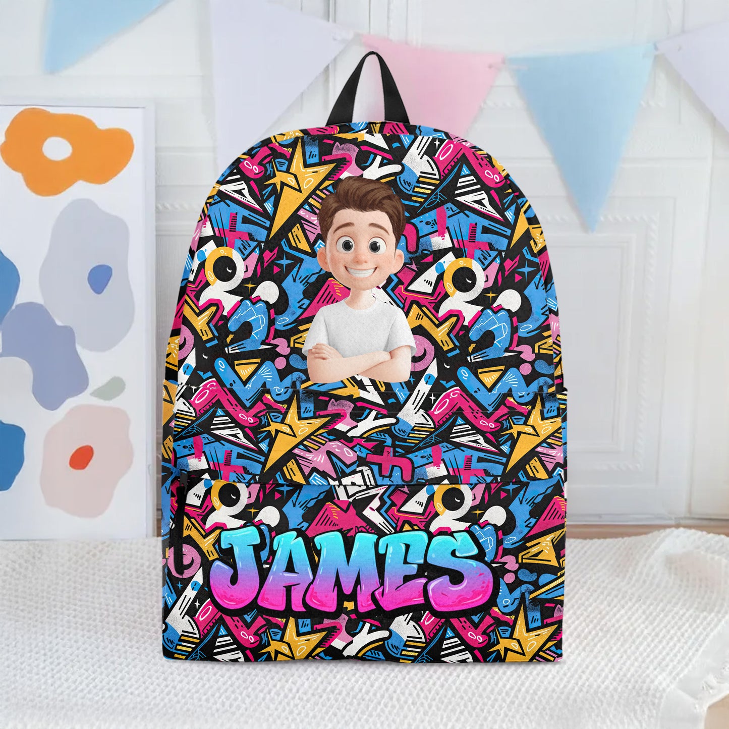 Graffiti-Name-Custom-Personalized-Backpack-1
