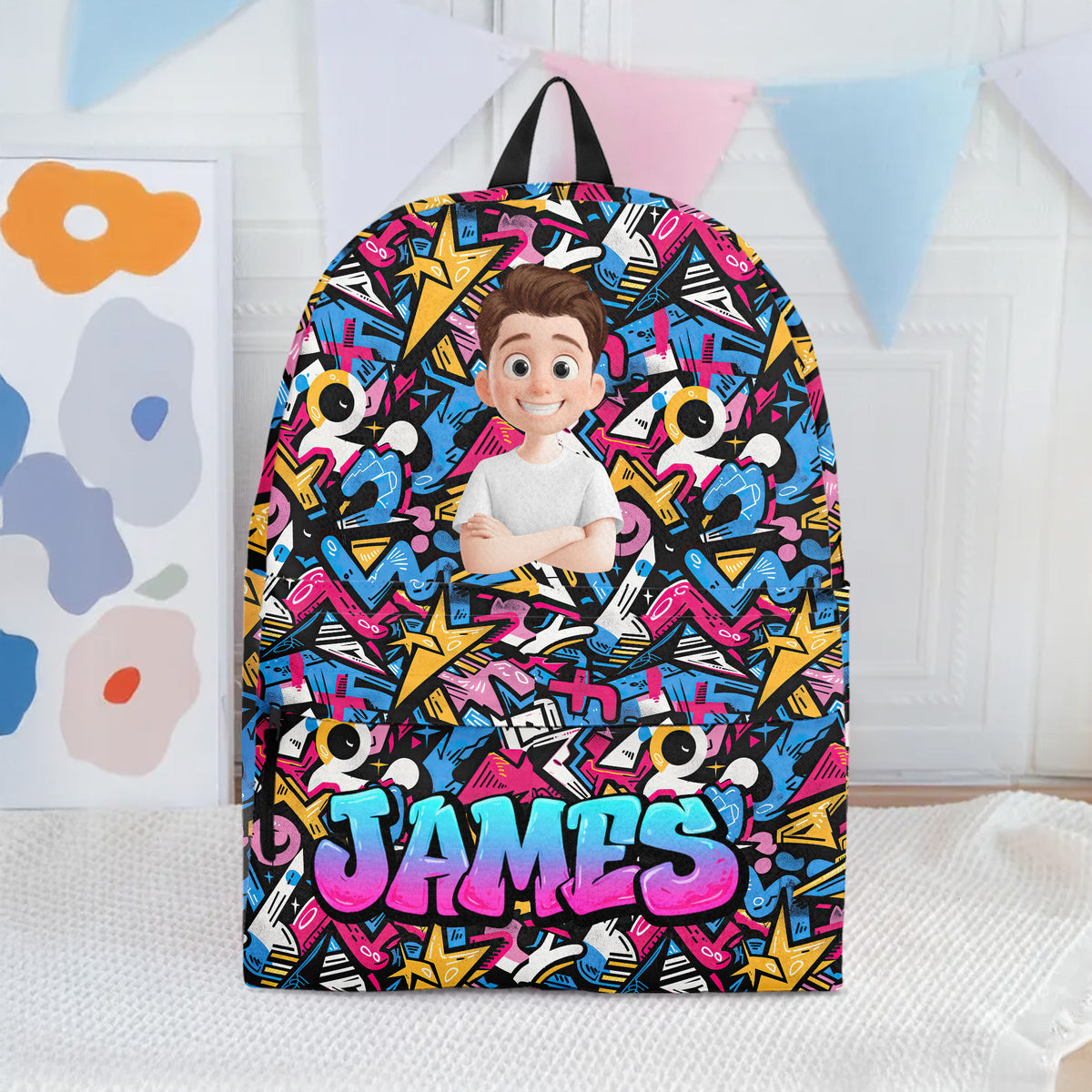 Graffiti-Name-Custom-Personalized-Backpack-1