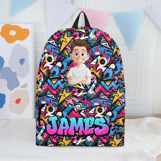 Graffiti-Name-Custom-Personalized-Backpack-1