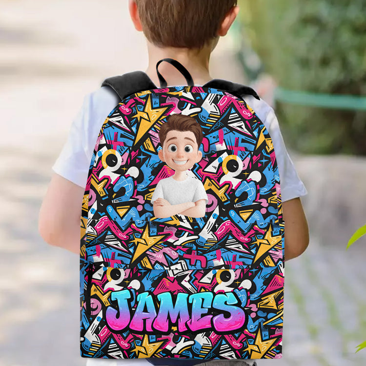 Graffiti-Name-Custom-Personalized-Backpack-2
