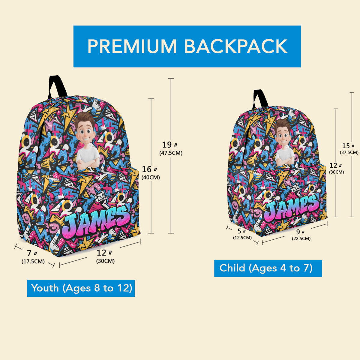 Graffiti-Name-Custom-Personalized-Backpack-4