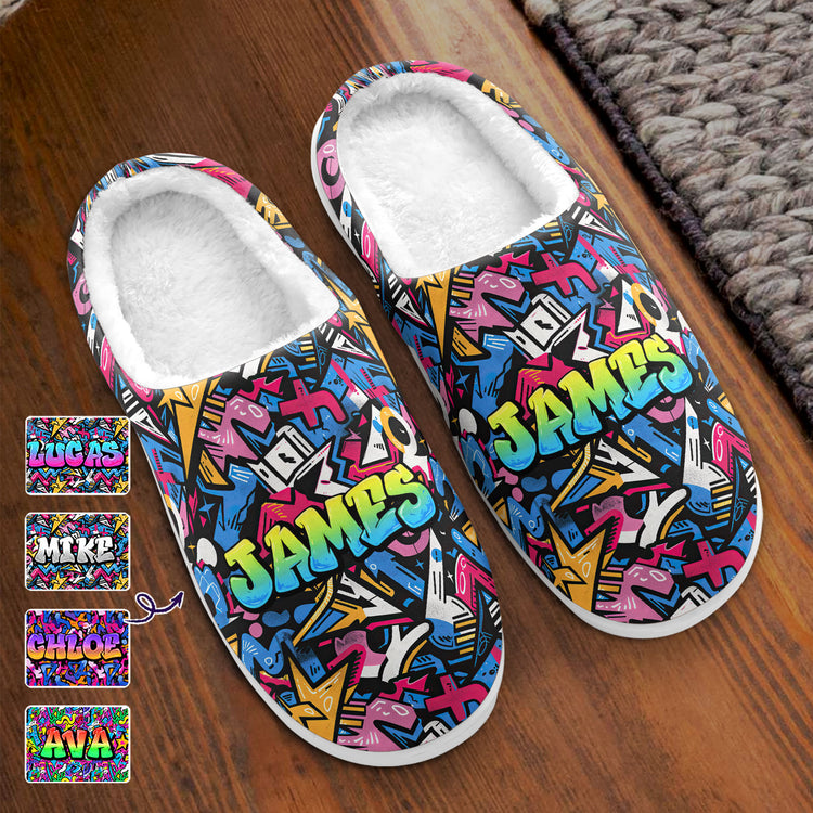Graffiti-Style-Name-Custom-Personalized-Slippers-1
