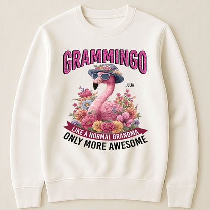 Grammingo Like A Normal Grandma, Only More Awesome - Personalized Shirt