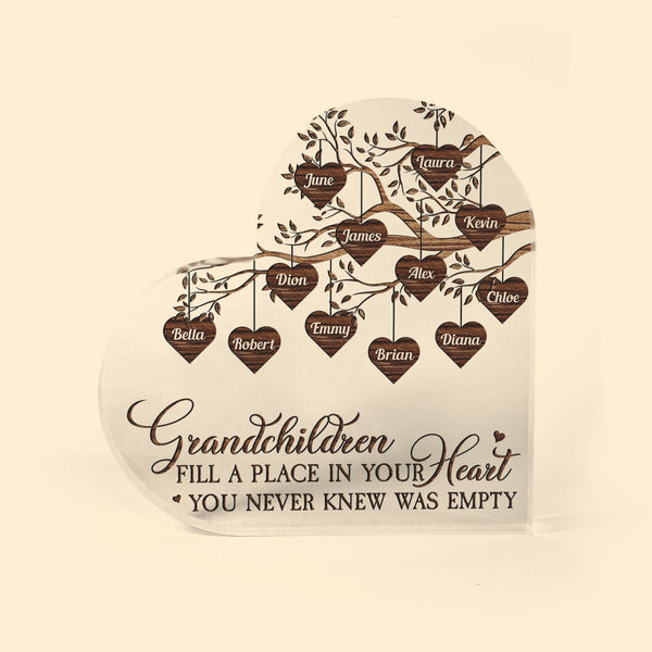 Targa Decorativa A Forma Di Cuore Per Nonna - Regalo Emozionale Dalla Nipote Per Compleanno, Natale O Festa Della Mamma