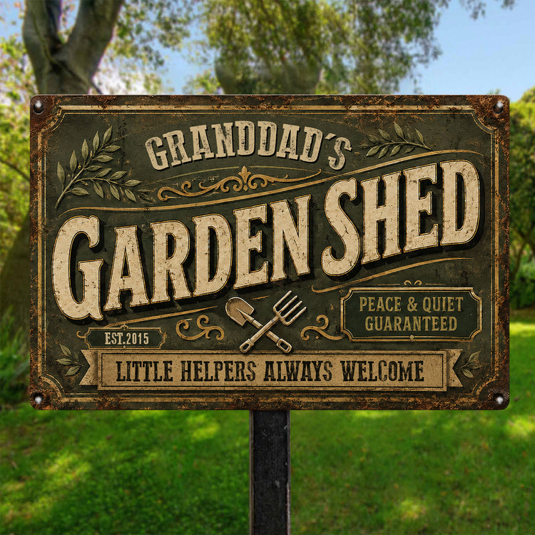 Granddad'S-Garden-Shed-Vintage-Retro-Style-Personalized-Metal-Sign-1