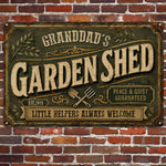 Granddad'S-Garden-Shed-Vintage-Retro-Style-Personalized-Metal-Sign-2