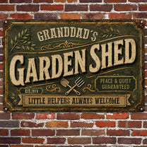 Granddad'S-Garden-Shed-Vintage-Retro-Style-Personalized-Metal-Sign-2