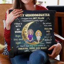 Granddaughter Hug This Pillow - Personalized Pillow (Insert Included)