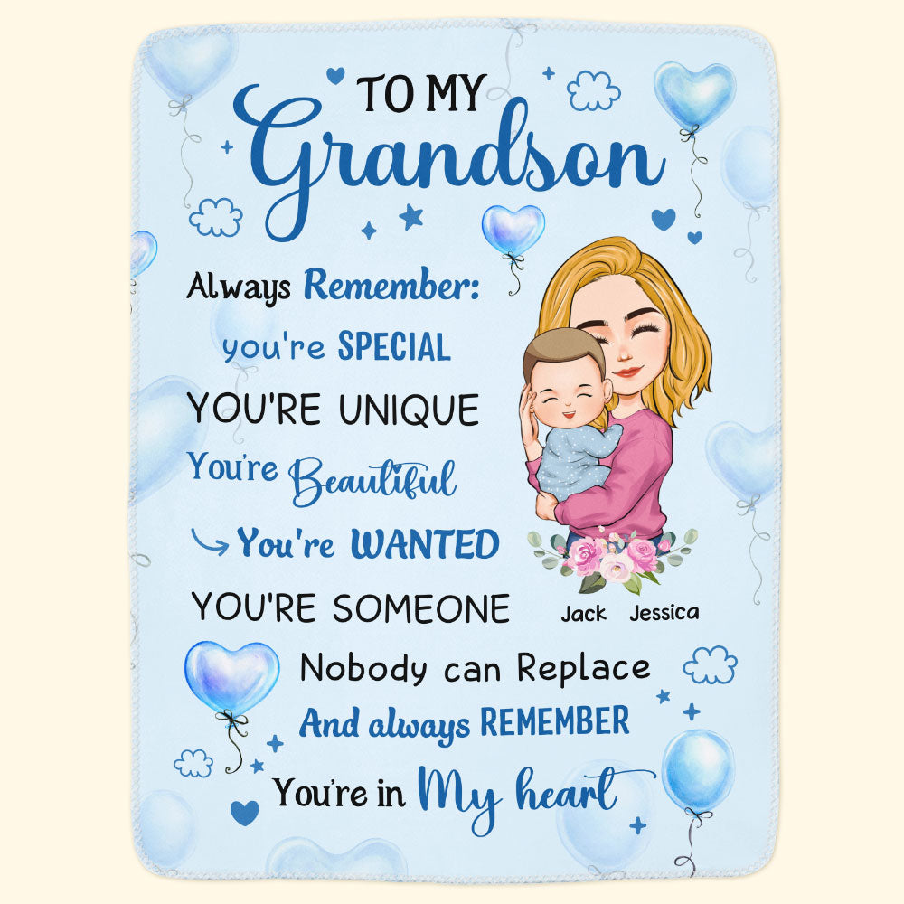 Grandkid, You'Re Special - Personalized Blanket