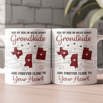 Grandkids Are Forever Close To Your Heart - Personalized Mug