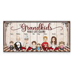 Grandkids Make Life Grand - Personalized Key Hanger