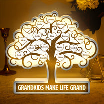 Grandkids Make Life Grand - Personalized Light Box