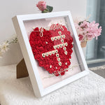 Grandkids Make Life More Grand - Personalized Flower Shadow Box
