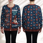 Grandkids Melt My Heart - Personalized Crewneck Cardigan