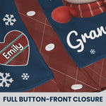 Grandkids Melt My Heart - Personalized Crewneck Cardigan