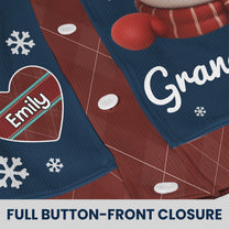 Grandkids Melt My Heart - Personalized Crewneck Cardigan