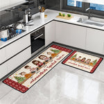 Grandkids Spoiled Here Folk Art - Personalized Runner Rug