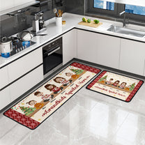 Grandkids Spoiled Here Folk Art - Personalized Runner Rug