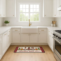 Grandkids Spoiled Here Folk Art - Personalized Runner Rug