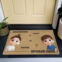 Grandkids Spoiled Here - Personalized Doormat