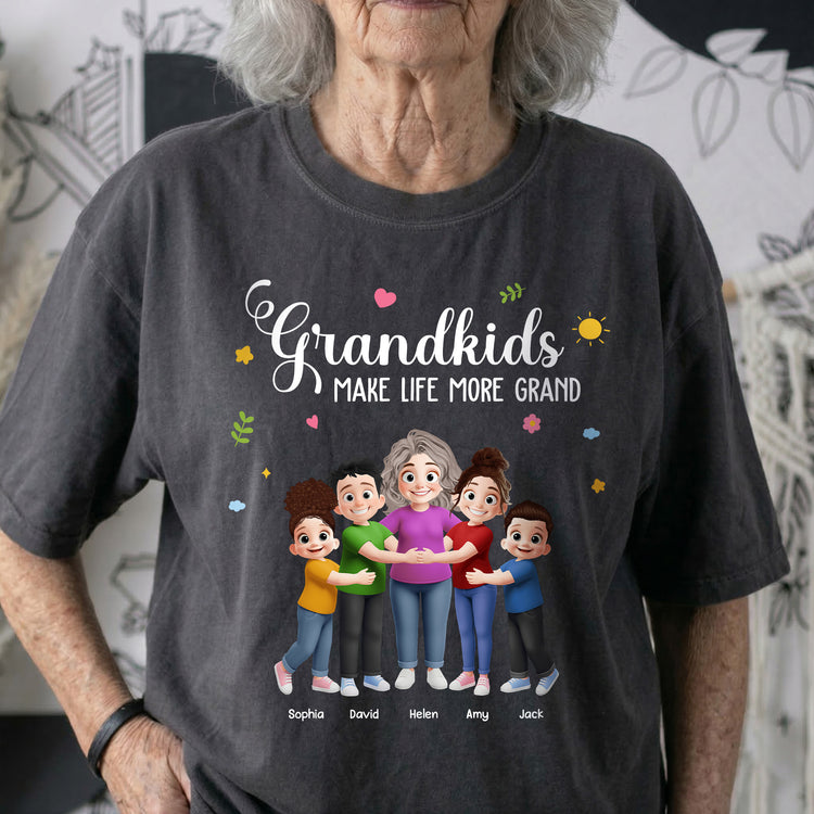 Grandkids-Make-Life-More-Grand-Grandma-Hug-Personalized-Shirt-1