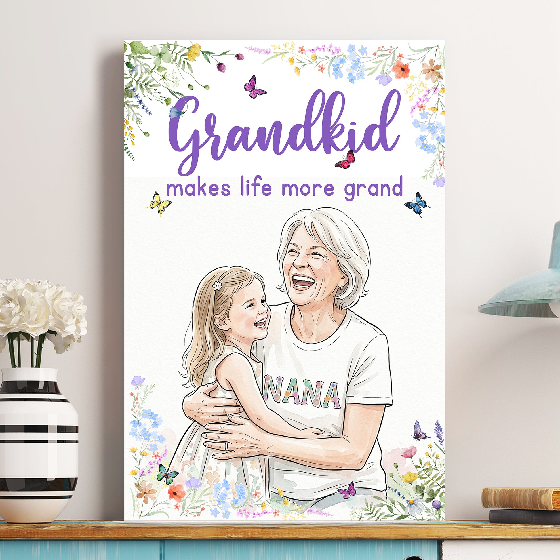 Grandkids-Make-Life-More-Grand-Watercolor-Personalized-Poster-2