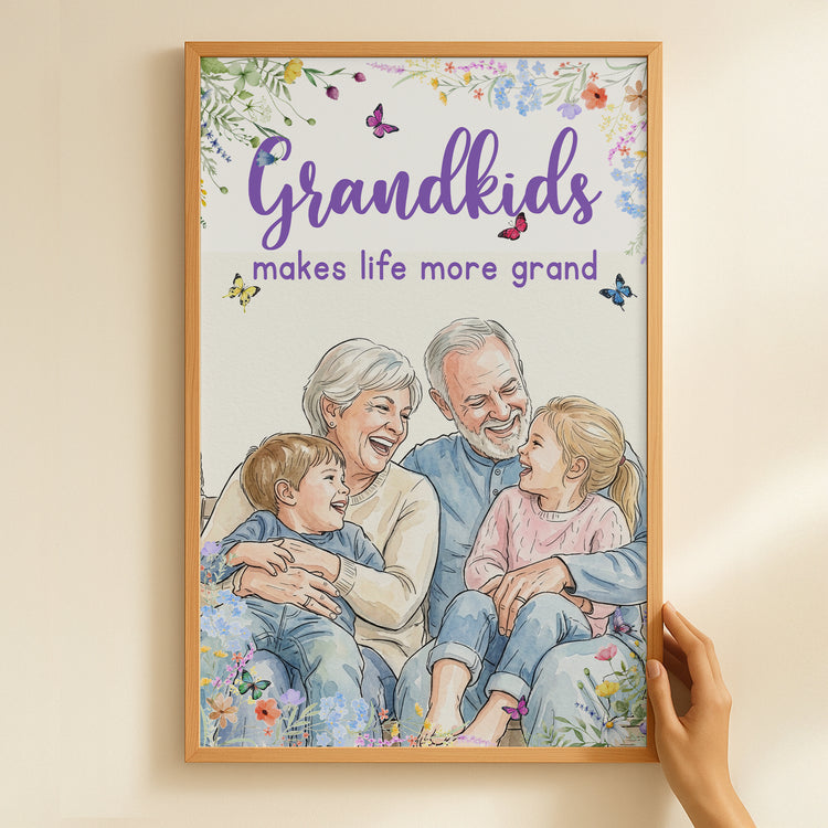 Grandkids-Make-Life-More-Grand-Watercolor-Personalized-Poster-5