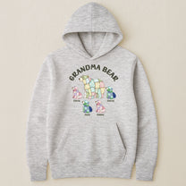 Grandma Bear Patchwork Print - Personalized Shirt