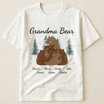 Grandma Bear Winter - Personalized Shirt