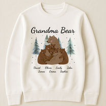 Grandma Bear Winter - Personalized Shirt