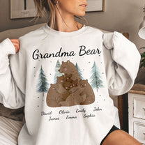 Grandma Bear Winter - Personalized Shirt