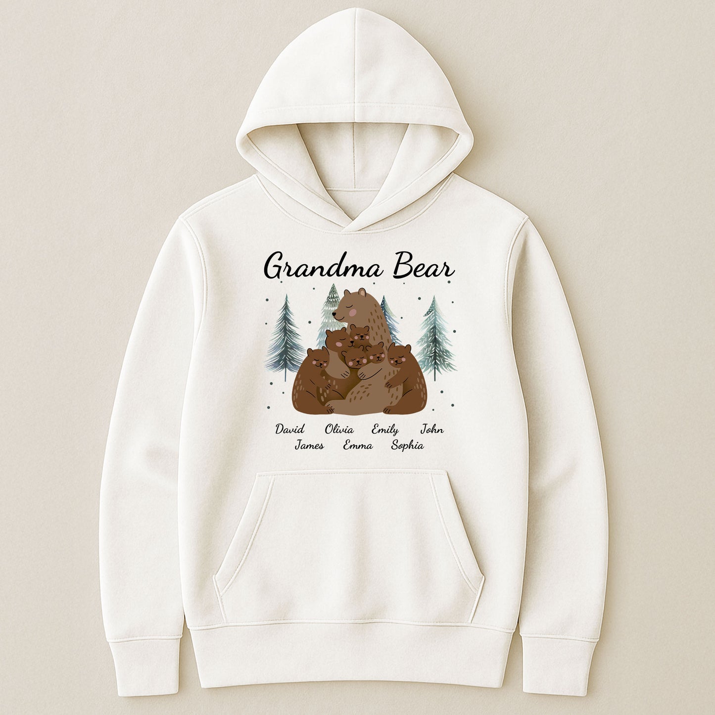 Grandma Bear Winter - Personalized Shirt