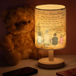 Grandma Blue Flower - Personalized Fabric Lamp