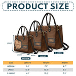Grandma - Butterfly Version - Personalized Leather Bag