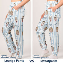 Grandma Custom Kids Photo - Personalized Photo Sweatpants, Lounge Pants With Pockets